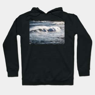 White horses and spray 2 Hoodie